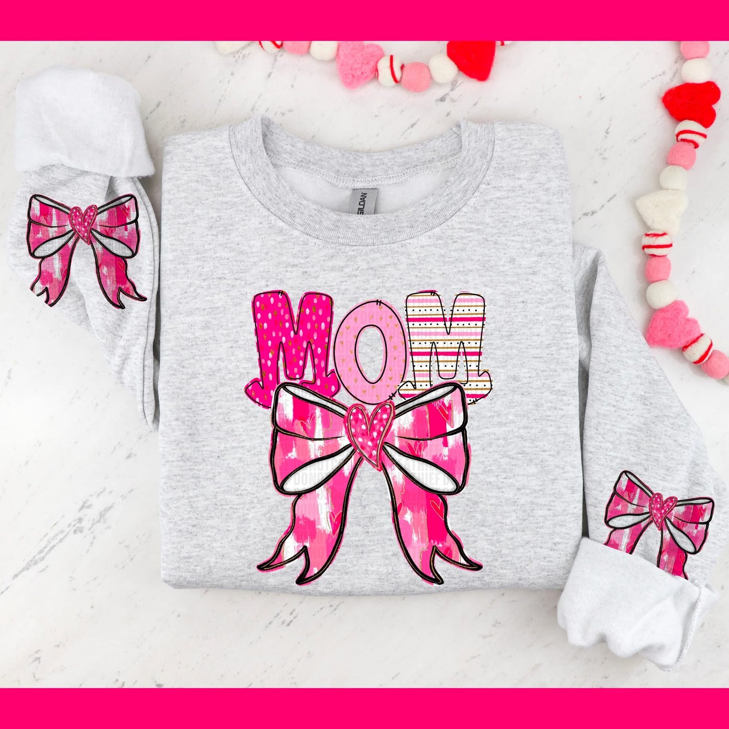 Valentines Bow Crewneck