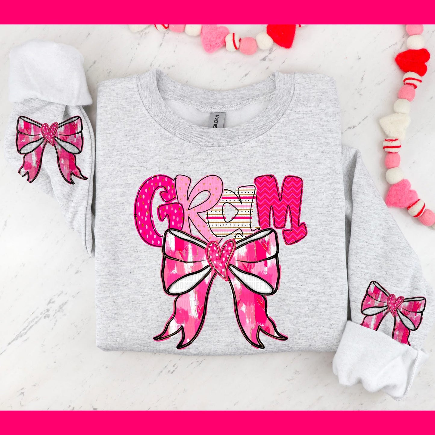 Valentines Bow Crewneck