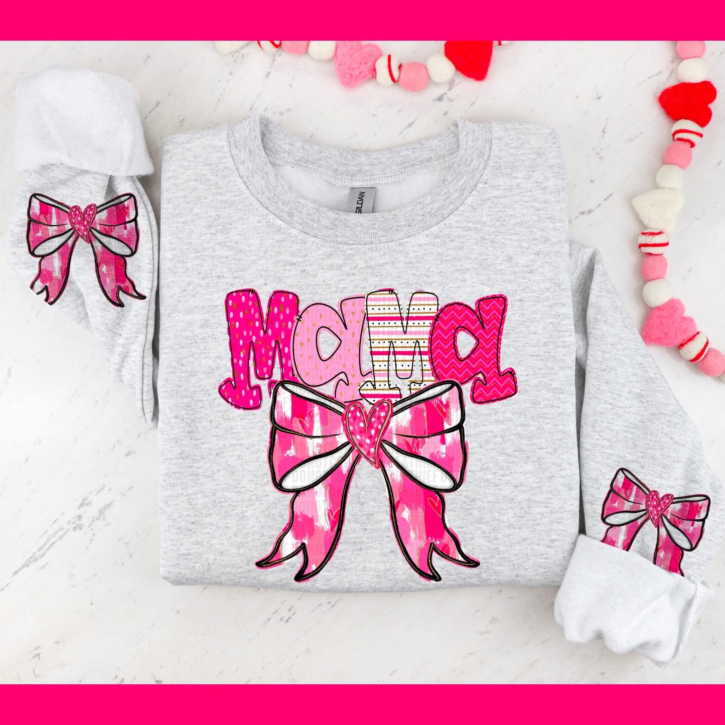 Valentines Bow Crewneck